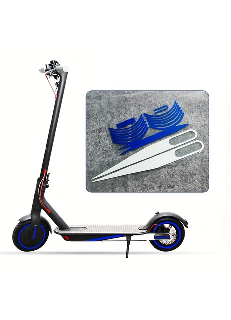 sticker set Blauw