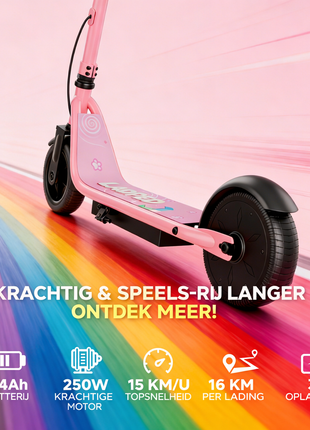 AOVOPRO LP-65 Roze Elektrische Kinderstep