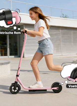 AOVOPRO LP-65 Roze Elektrische Kinderstep